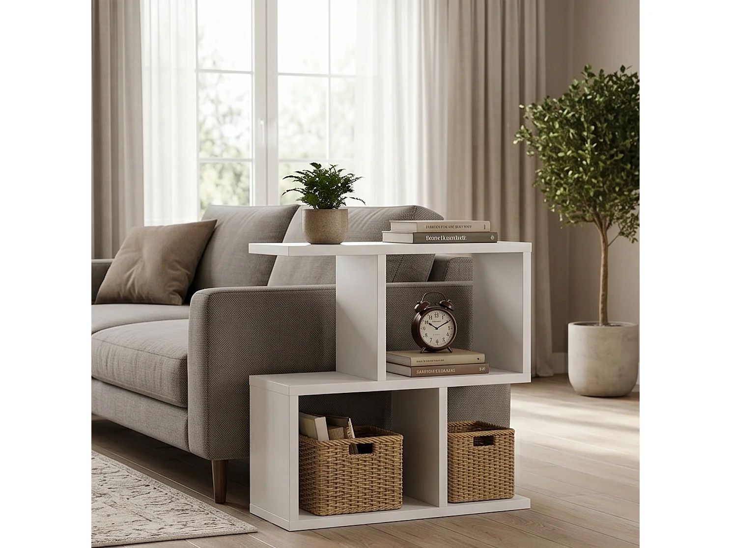Side Table Shefa Line Eden 60 White
