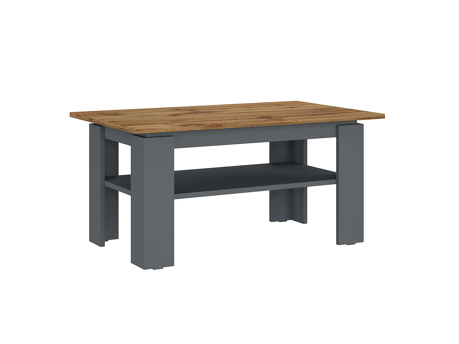 Coffee table Shefa Line Element 900 Oak - Graphite