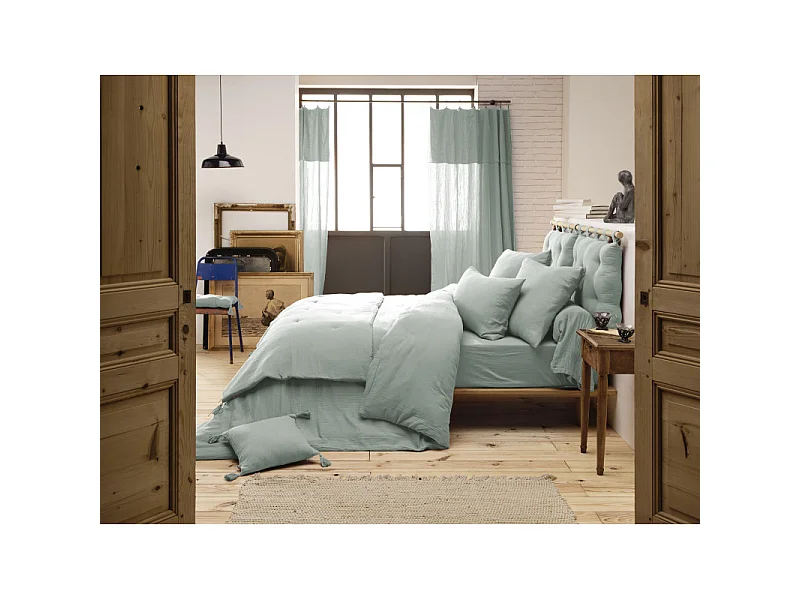 Taie de traversin "Gaïa" 85 x 185 cm "Gaze de Coton" l'Effet Papillon