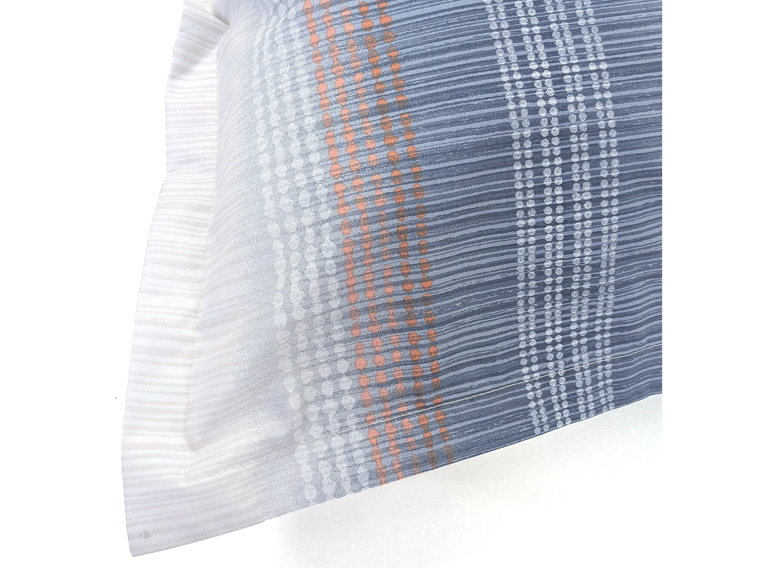 Taie d'oreiller 50x70 cm en 100% percale de coton ESTEBAN bleu