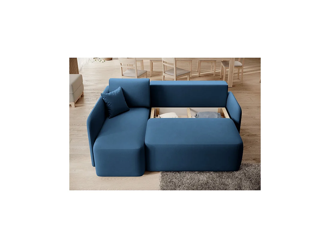 Hoekbank collectie HEDSON kleur Marineblauw
