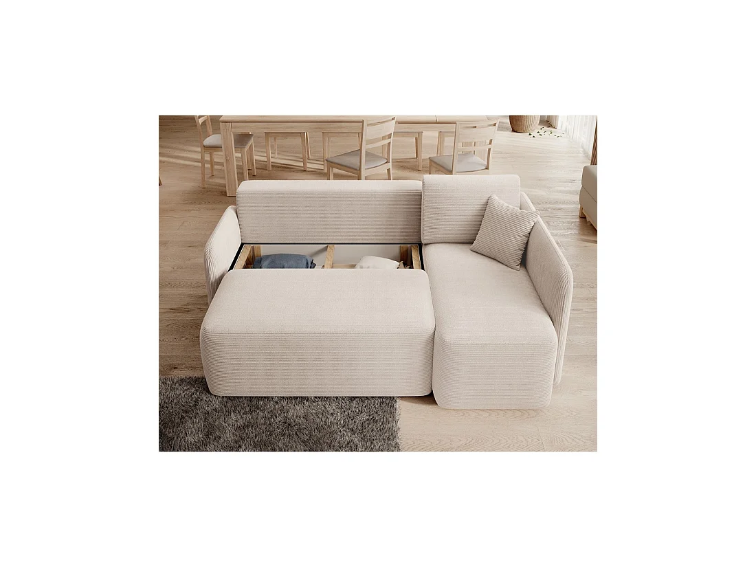 Canapé d'angle collection HEDSON coloris Beige