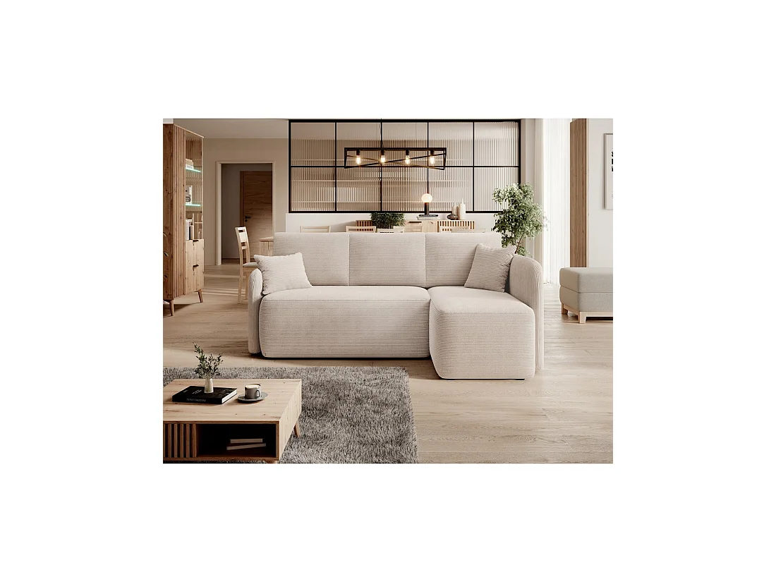 Canapé d'angle collection HEDSON coloris Beige