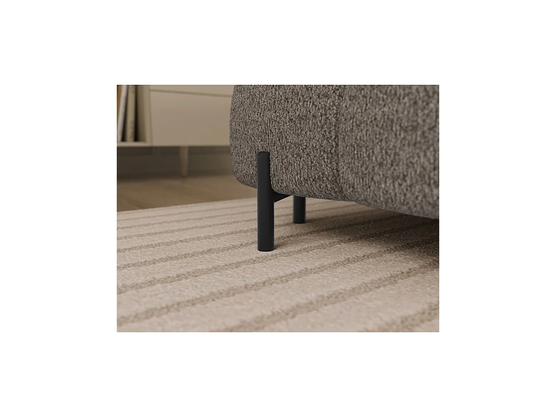 Canapé panoramique convertible Beige foncé angle droit FERARIA 358x93x202cm