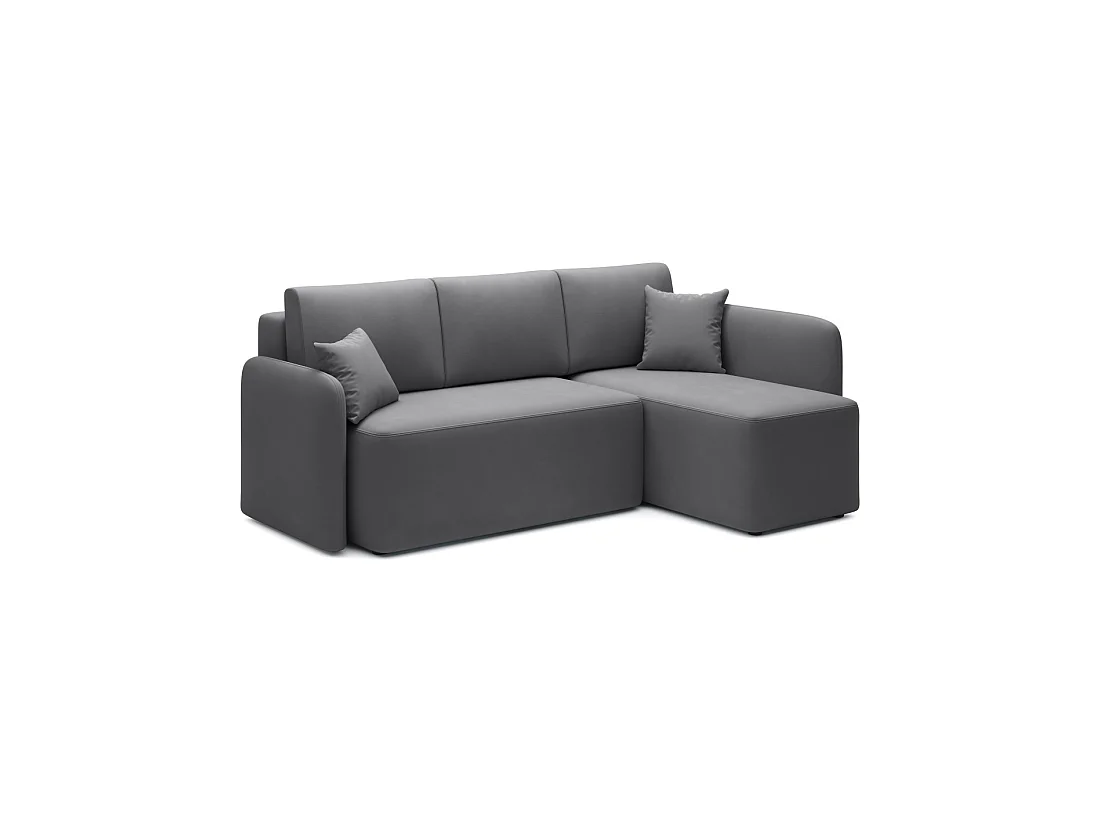 Canapé d'angle collection HEDSON coloris Gris foncé