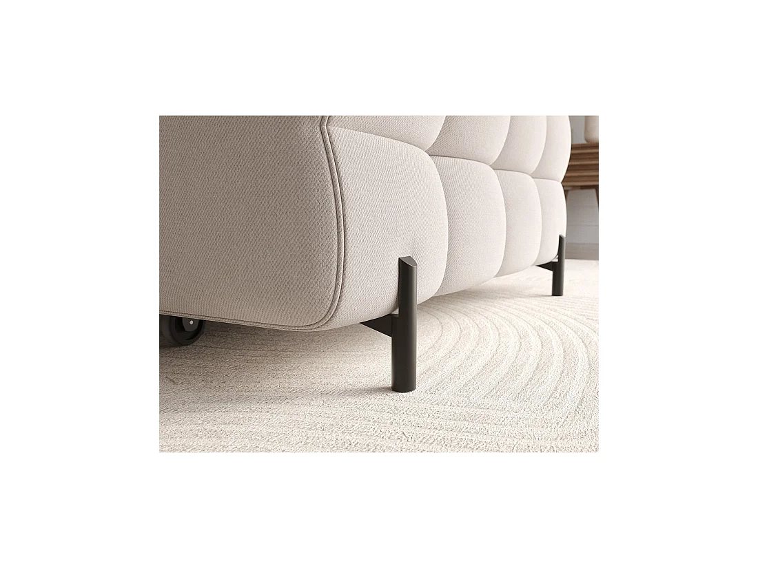 Canapé d'angle droit convertible Beige confort premium 285x99x181cm FILTRO