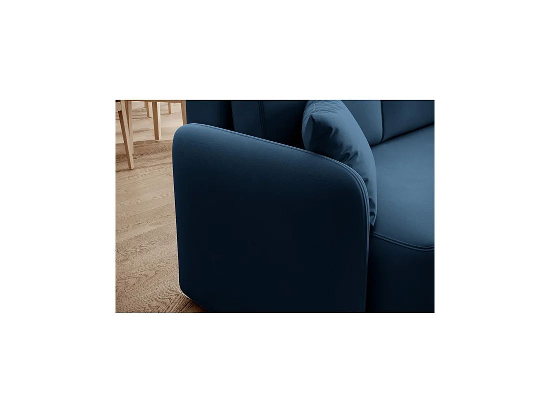 Canapé d'angle collection HEDSON coloris Bleu marine