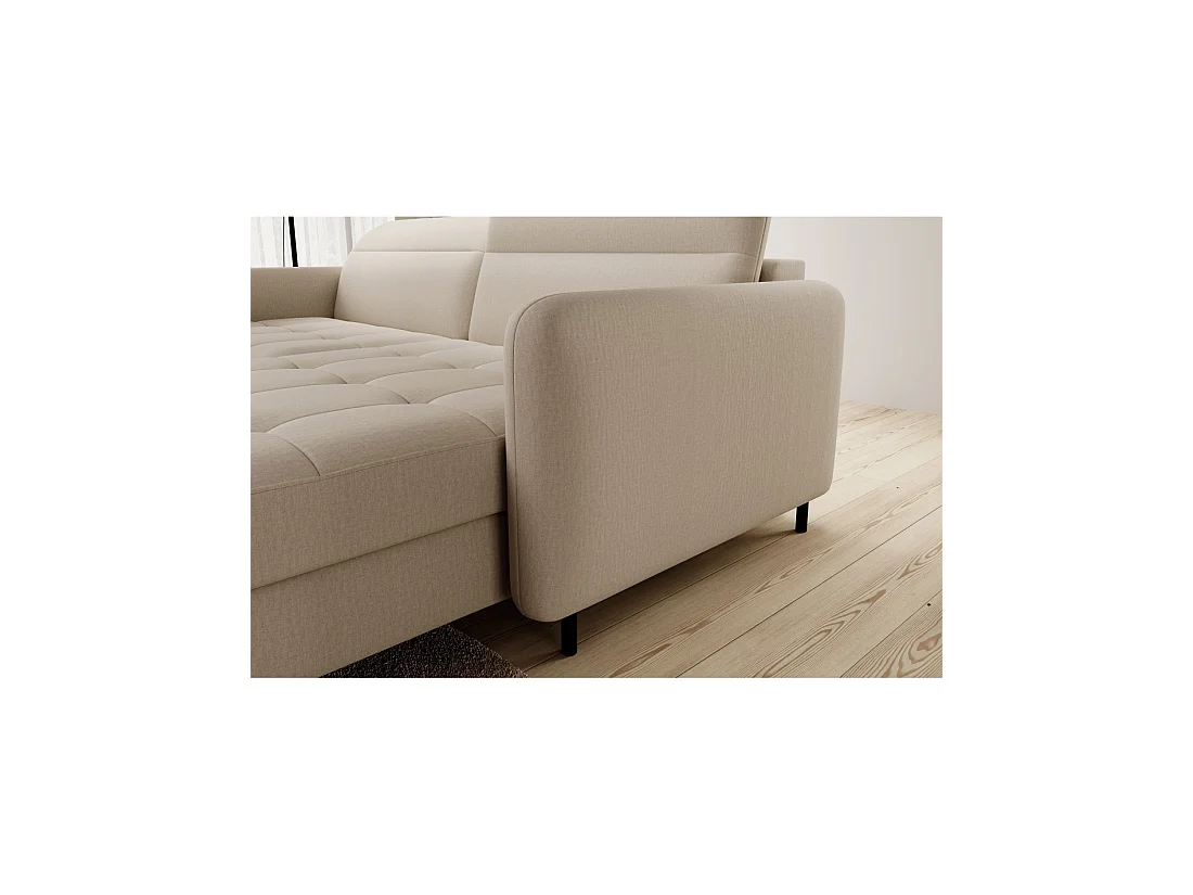 Canapé d'angle collection GOUMSI coloris Beige