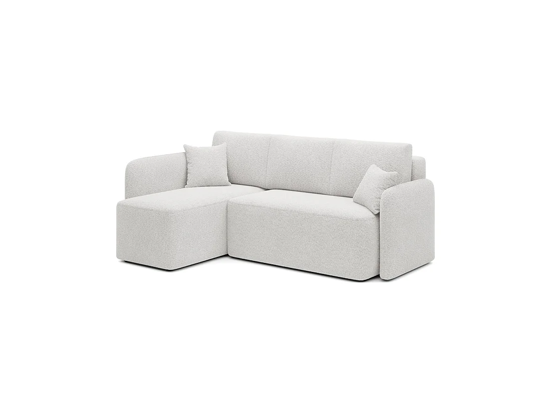 Canapé d'angle collection HEDSON coloris Blanc