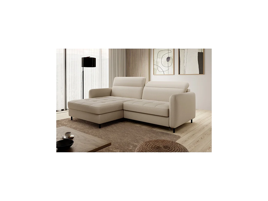 Canapé d'angle collection GOUMSI coloris Beige