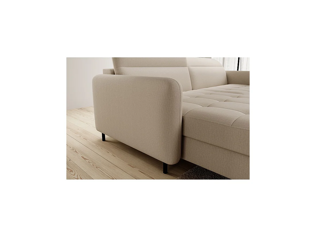 Canapé d'angle collection GOUMSI coloris Beige