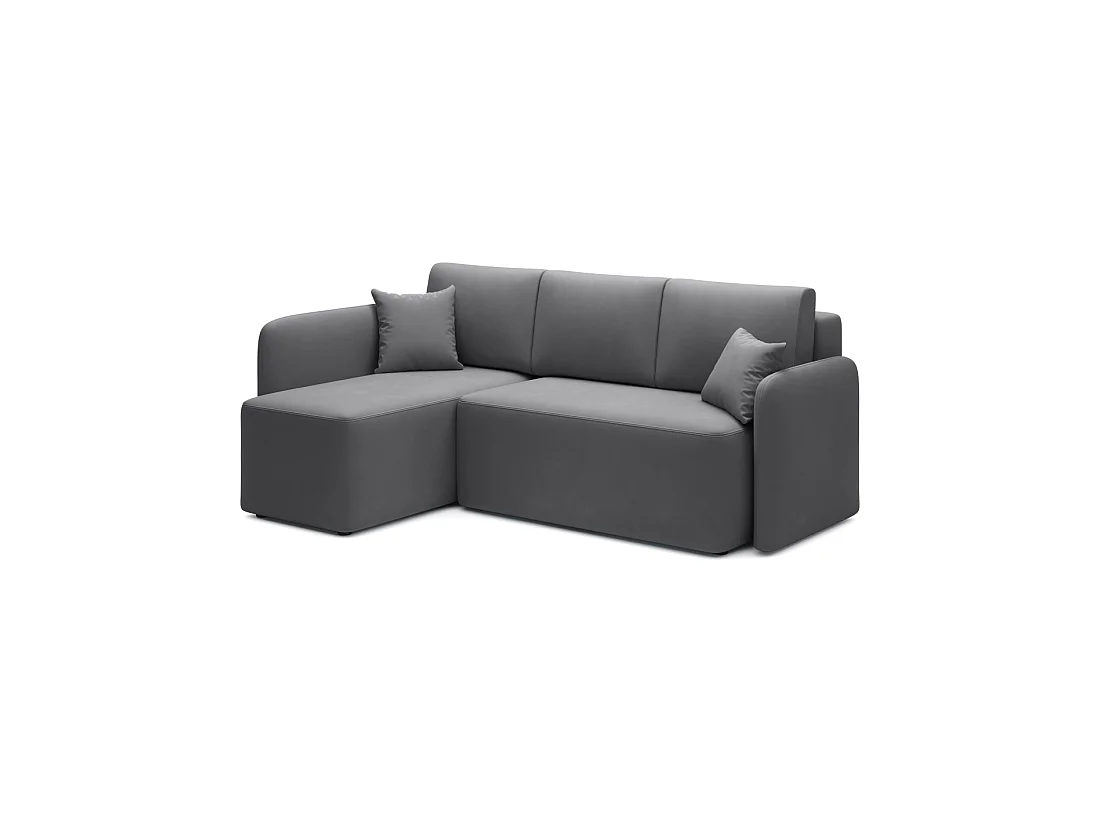 Canapé d'angle collection HEDSON coloris Gris foncé