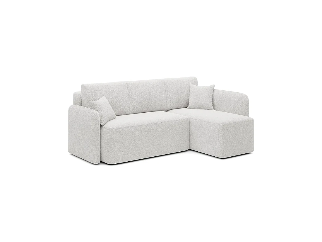 Canapé d'angle collection HEDSON coloris Blanc