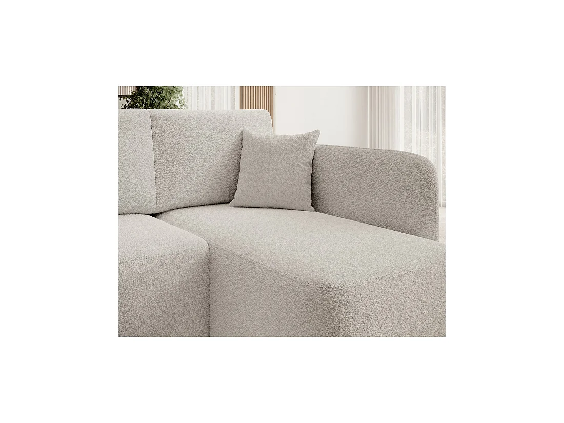 Canapé d'angle collection HEDSON coloris Blanc