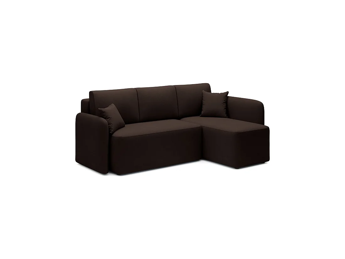 Canapé d'angle collection HEDSON coloris Marron