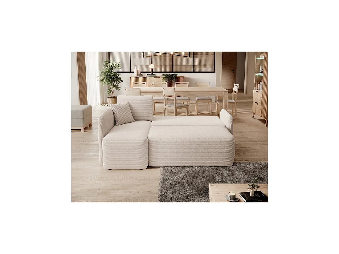 Canapé d'angle collection HEDSON coloris Beige