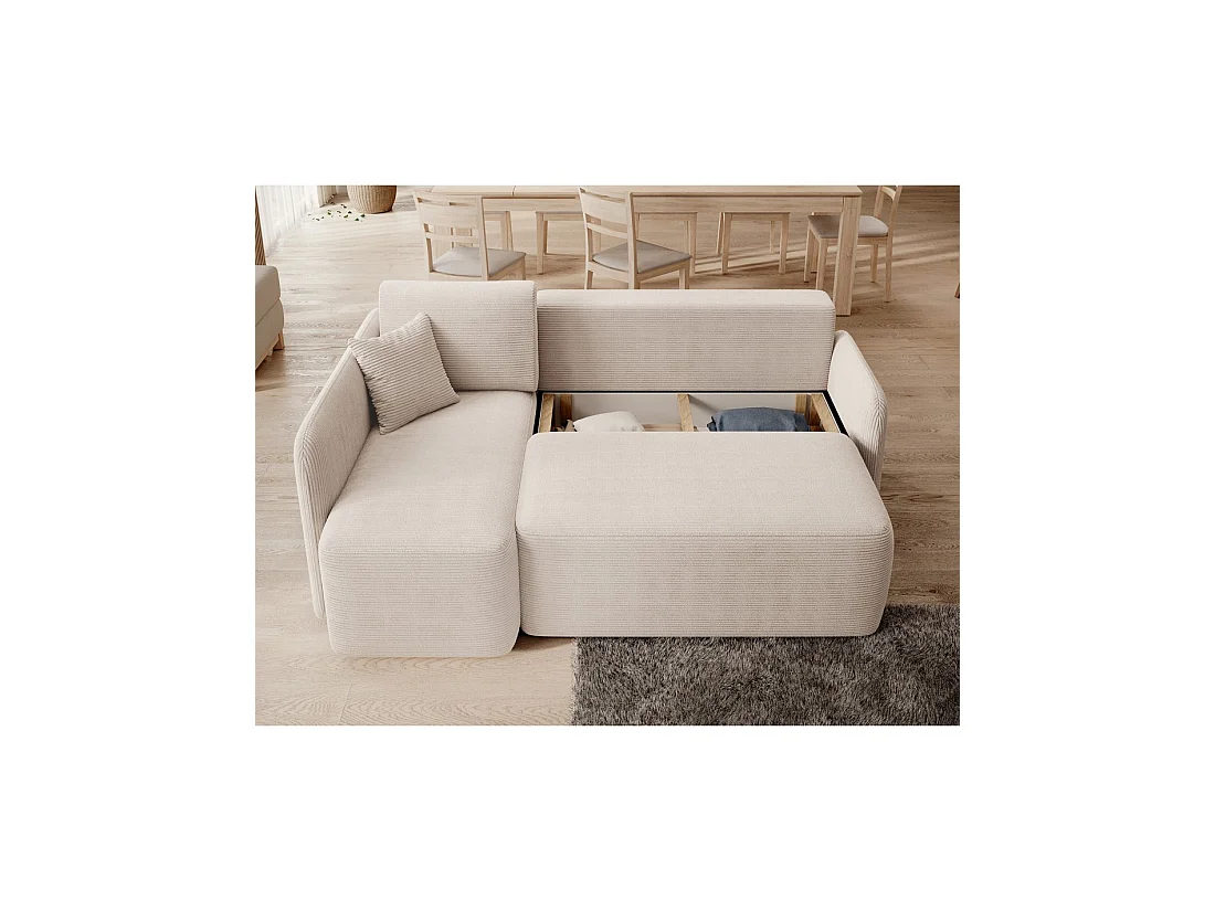 Canapé d'angle collection HEDSON coloris Beige