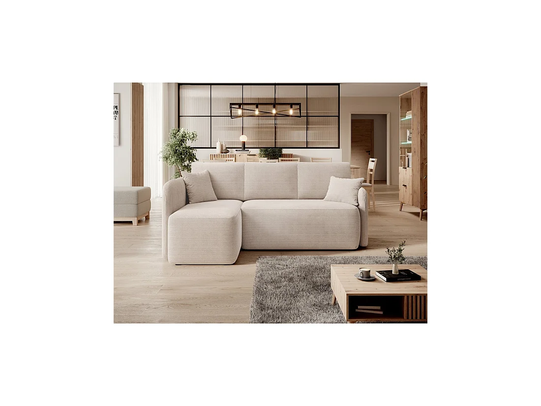 Canapé d'angle collection HEDSON coloris Beige