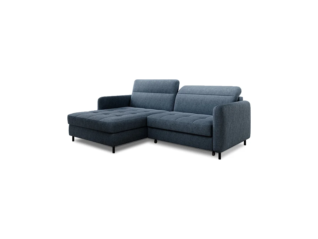 Hoekbank collectie GOUMSI kleur Donkerblauw gemêleerd