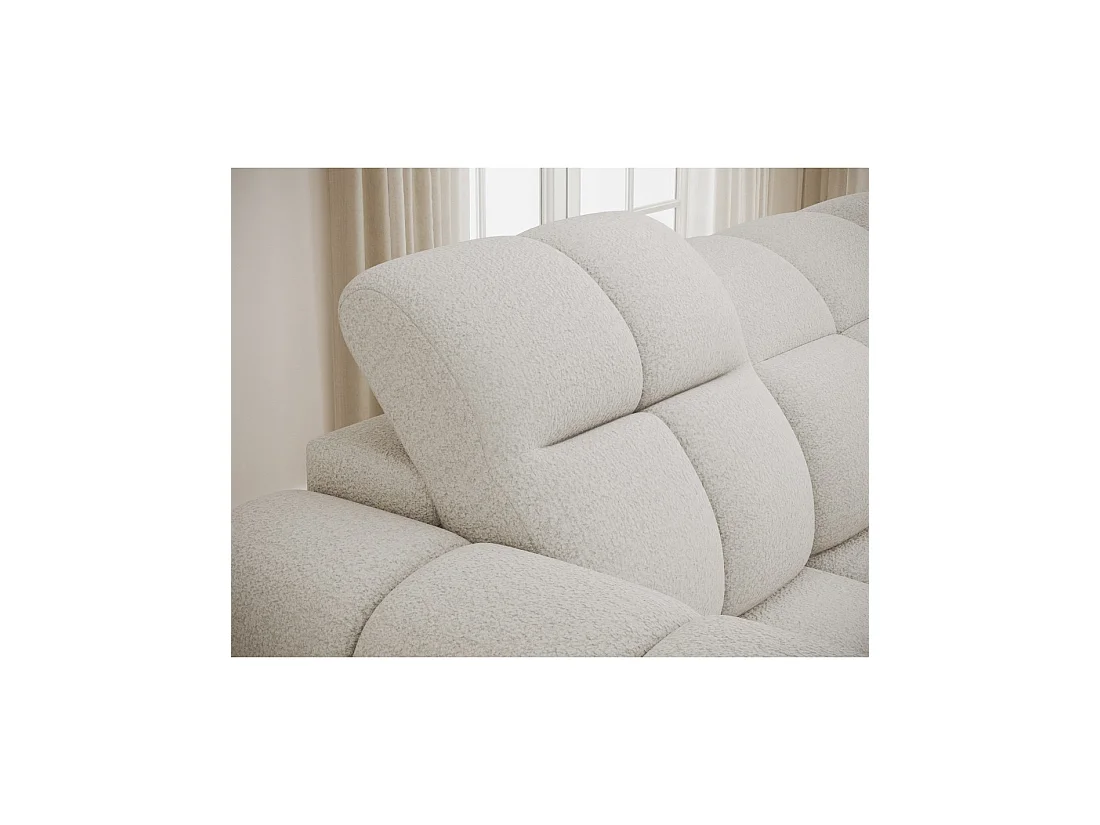Hoekbank FANOTI 3-zits elektrisch beige – rechterhoek – versie 2