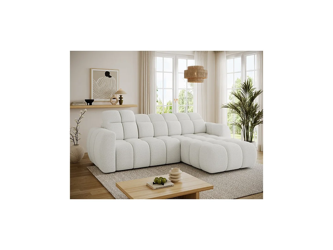 Hoekbank FANOTI 3-zits elektrisch beige – rechterhoek – versie 2