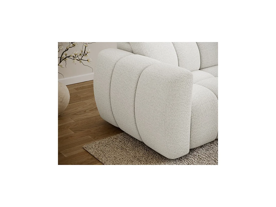 Hoekbank FANOTI 3-zits elektrisch beige – rechterhoek – versie 2