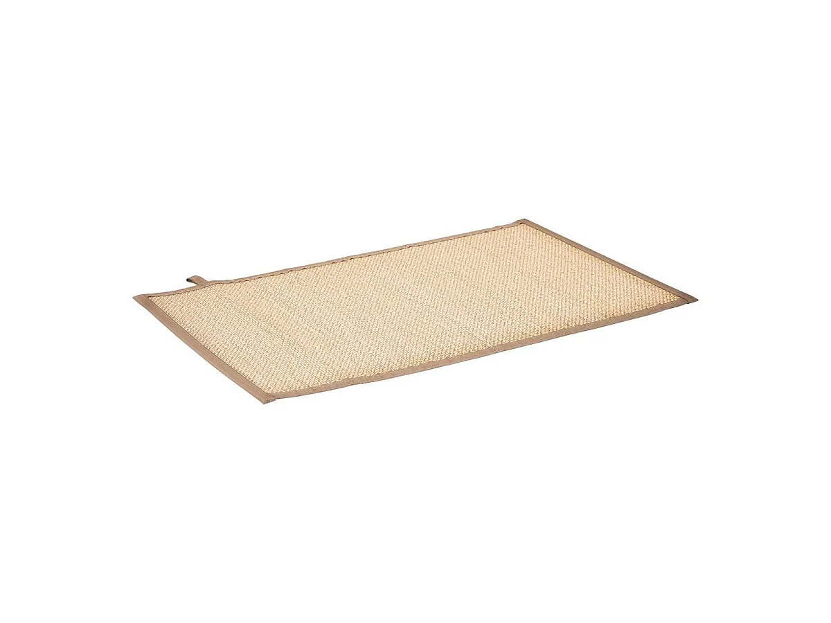 Tapis de Salle de Bain en Bambou "Stemy" 50x80cm Beige