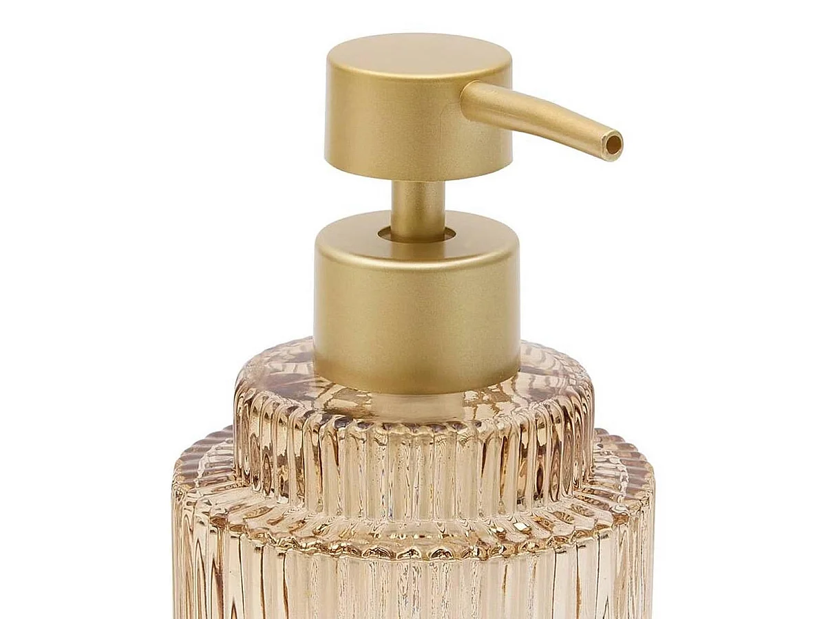 Distributeur de Savon en Verre "Solis" 300ml Ambre