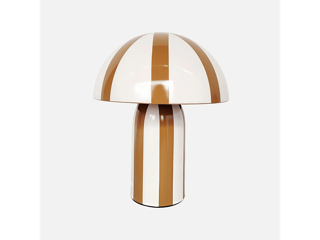 Lampe de table intérieur métal Ø20cm ocre - Nyx