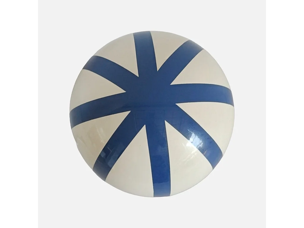 Lampe de table intérieur métal Ø20cm bleu - Nyx