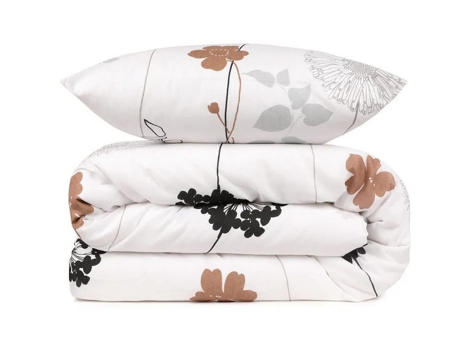 Luxe King Size Dekbedovertrek Set - 220 x 240 cm, 65% Katoen, Wit met 2 Kussenslopen 60 x 60 cm