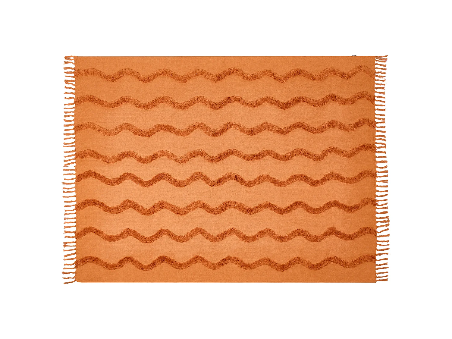 Couverture KHARI Coton 150 x 200 cm Orange