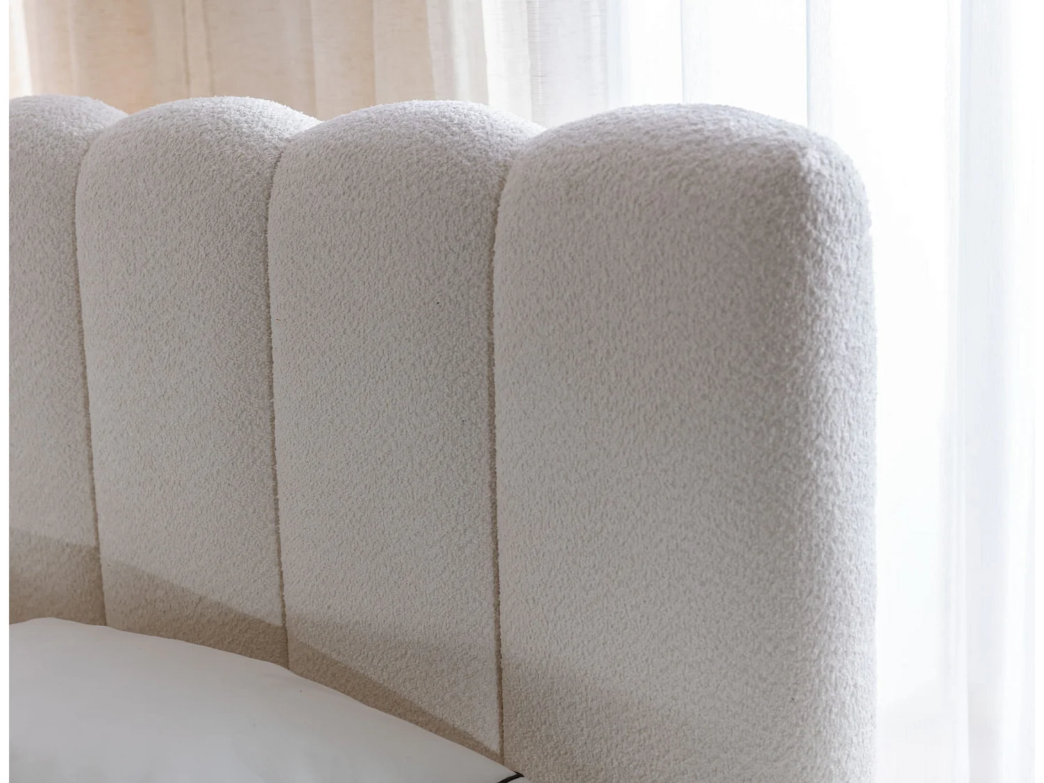 FURNISTAR Gestoffeerd bed CHLOE met opbergruimte 180x200|Tweepersoonsbed met opbergruimte en lattenbodem|Boxspring-look|zonder matras|slaapkamer-zwart