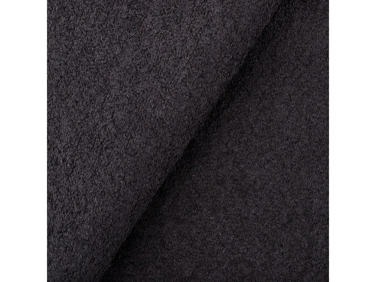 FURNISTAR Gestoffeerd bed CHLOE met opbergruimte 200x200|Tweepersoonsbed met opbergruimte en lattenbodem|Boxspring-look|zonder matras|slaapkamer-zwart