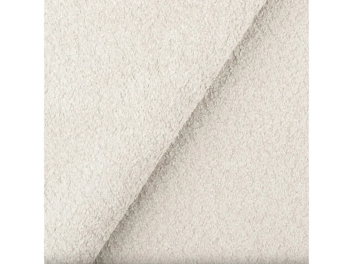 FURNISTAR Gestoffeerd bed CHLOE met opbergruimte 120x200|Tweepersoonsbed met opbergruimte en lattenbodem|Boxspring-look|zonder matras|slaapkamer-lichtcrème