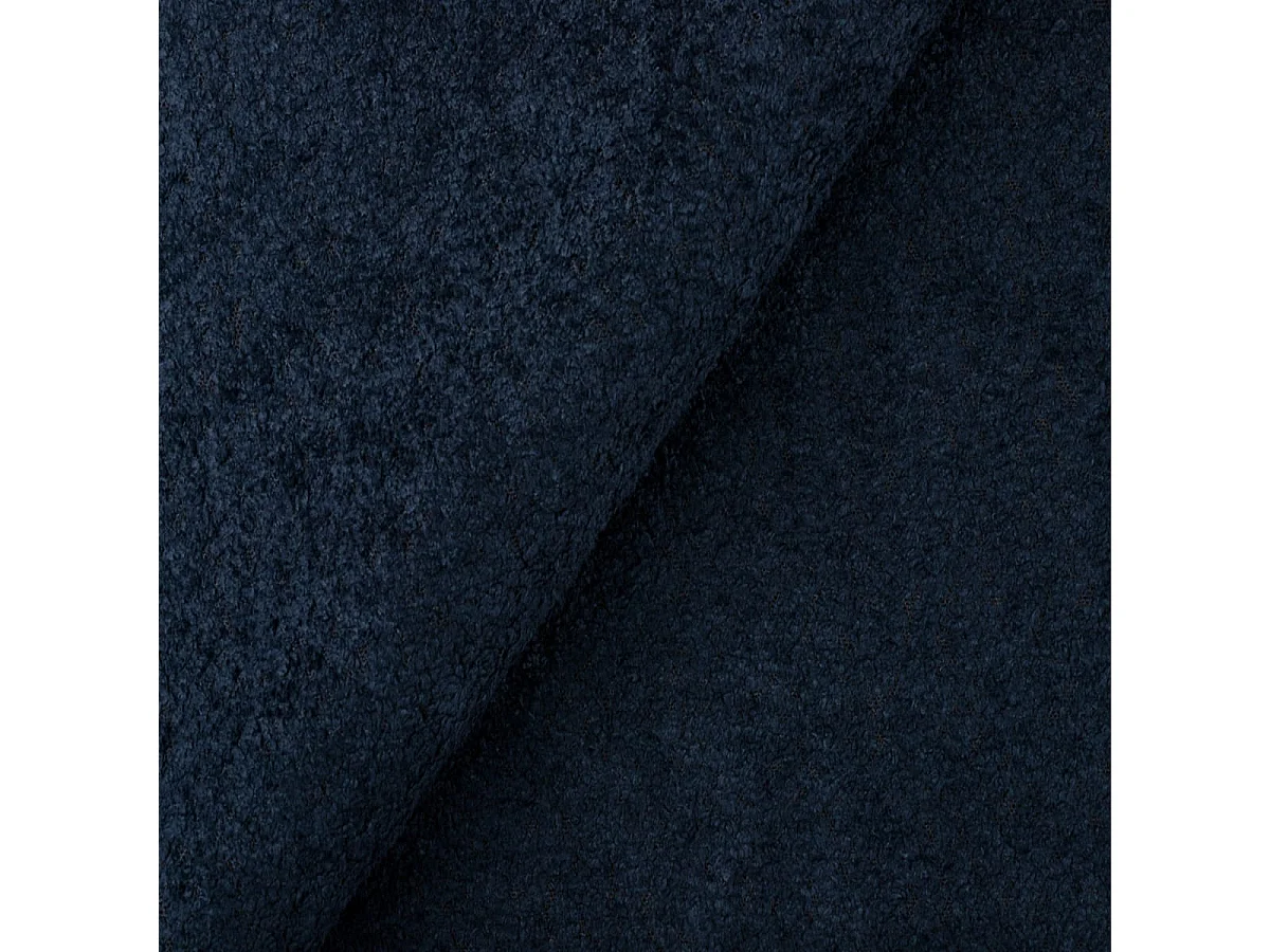 FURNISTAR Gestoffeerd bed CHLOE met opbergruimte 120x200|Tweepersoonsbed met opbergruimte en lattenbodem|Boxspring-look|zonder matras|slaapkamer-donkerblauw