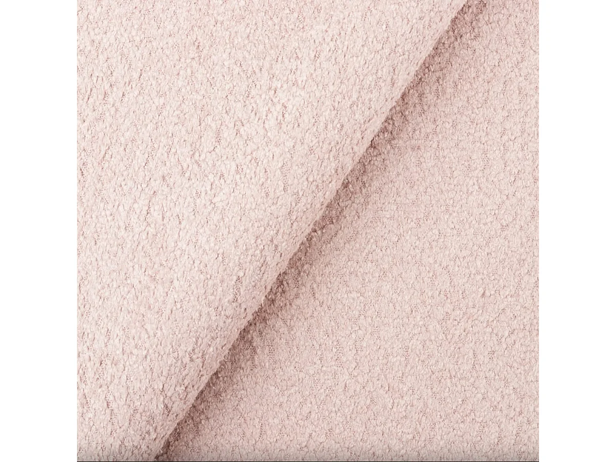 FURNISTAR Gestoffeerd bed CHLOE met opbergruimte 120x200|Tweepersoonsbed met opbergruimte en lattenbodem|Boxspring-look|zonder matras|slaapkamer-poederroze