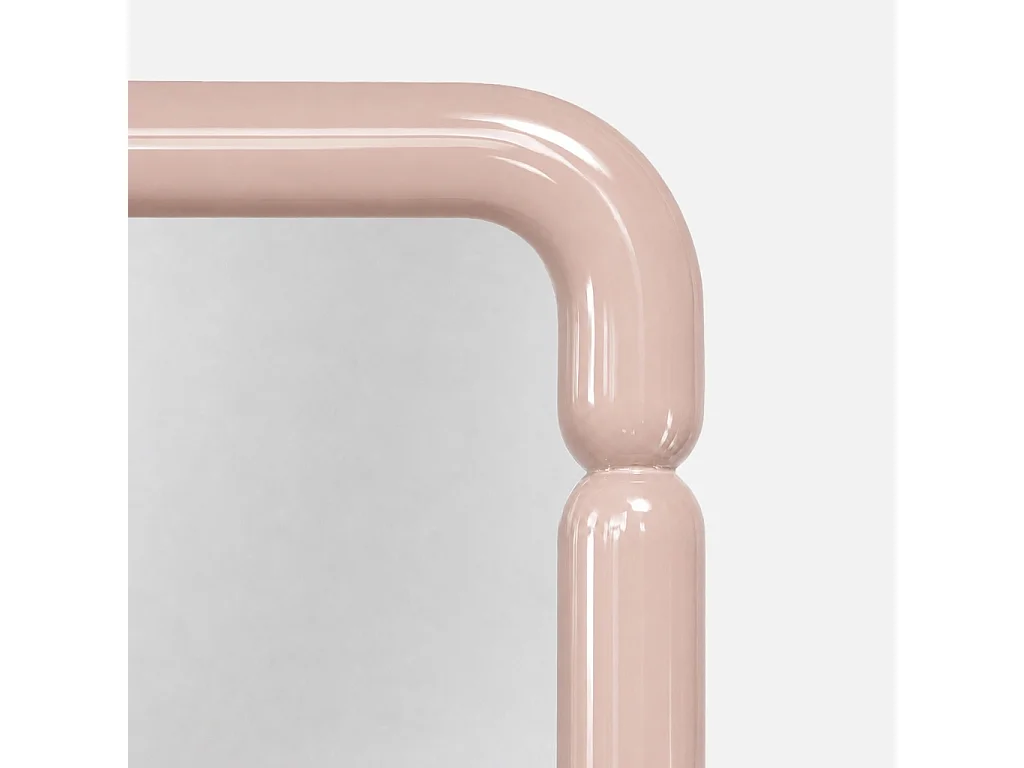 Specchio rettangolare decorativo in legno, 106cm, nude