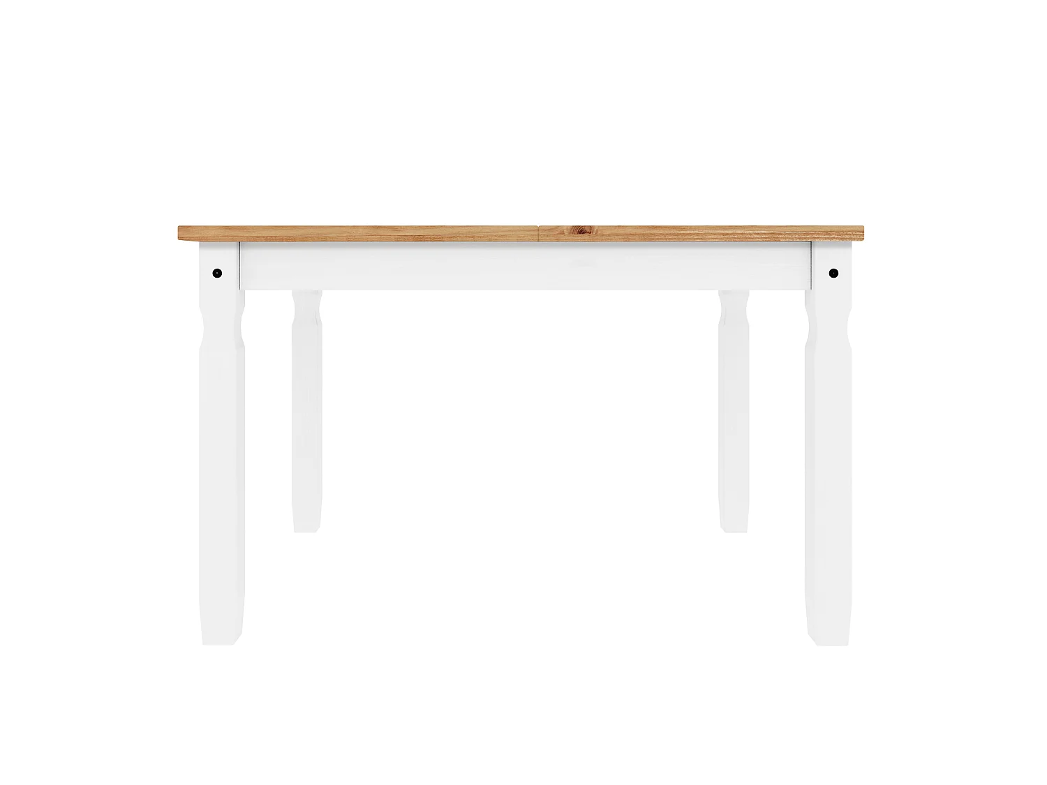Mercers Furniture Corona White 4'0" Dining Table Solid Wood Mexican Pine Wooden Kitchen