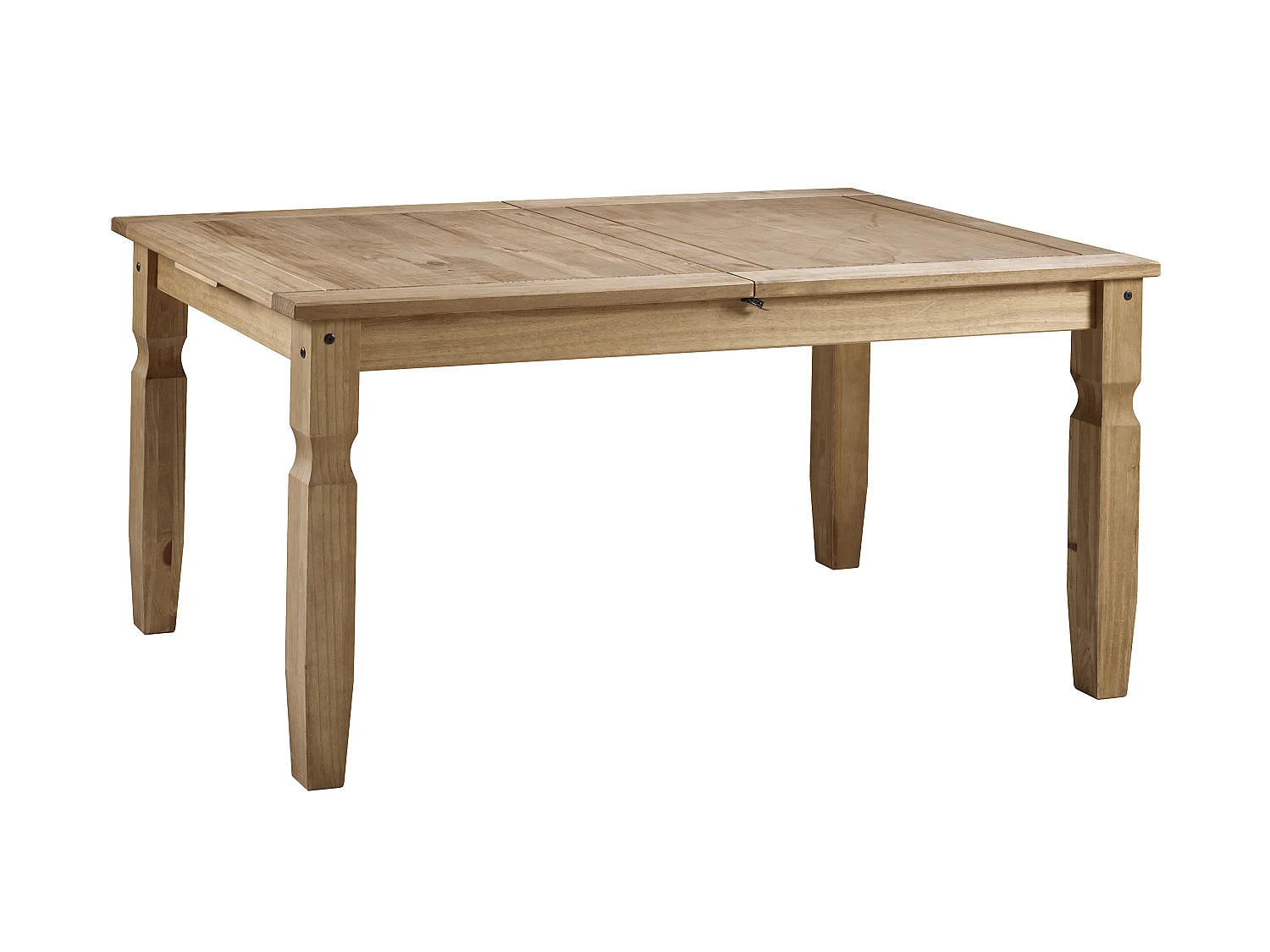 Mercers Furniture Corona Large Extending Dining Table Long Extendable Solid Wood Pine Wooden Kitchen with Mexican Styling