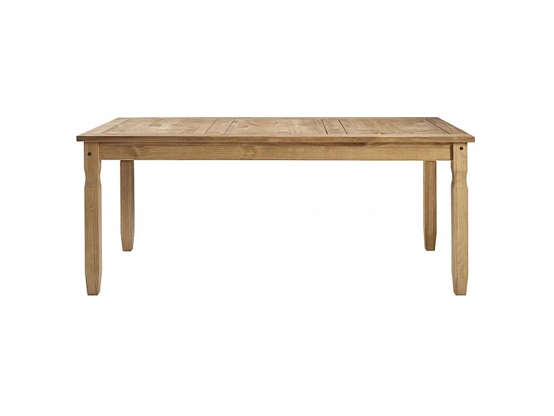 Mercers Furniture Corona 6'0 Dining Table Solid Wood Pine Wooden Large Long Kitchen with Mexican Styling
