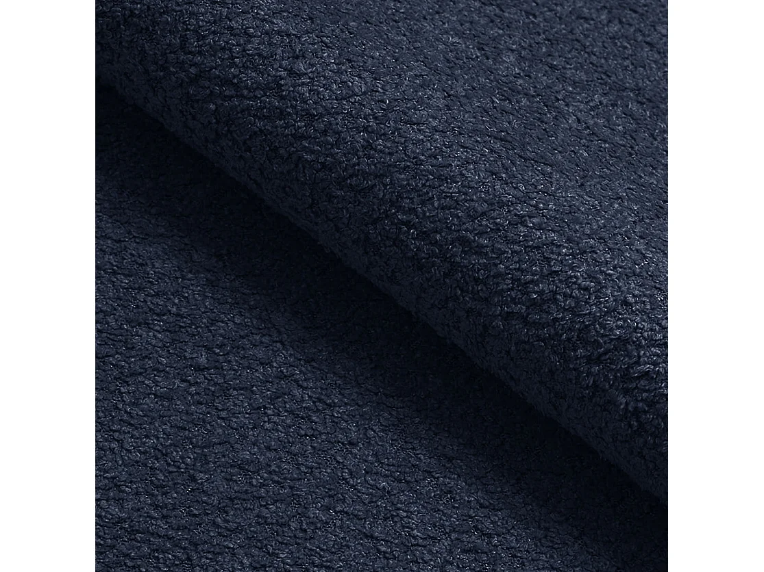 FURNISTAR Gestoffeerd bed MIA met opbergruimte 160x200|Bubble bed|Tweepersoonsbed met opbergruimte|Lattenbodem|Boxspringlook|zonder matras-Donkerblauw