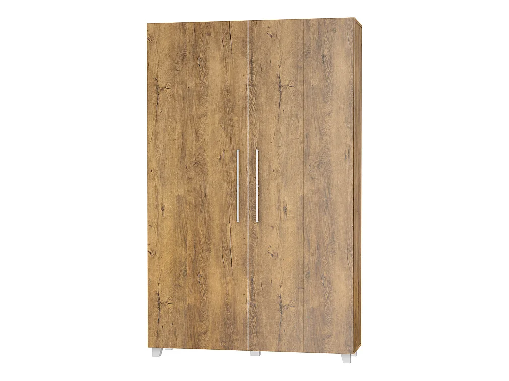 Lit escamotable vertical TEDDY 120 x 200 cm chêne de Bourgogne avec sommier