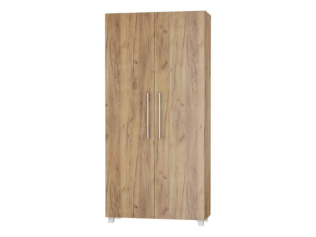 Letto a scomparsa verticale TEDDY 90 x 200 cm rovere craft dorato con rete
