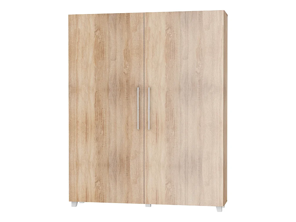 Lit escamotable vertical TEDDY 160 x 200 cm chêne sonoma avec sommier