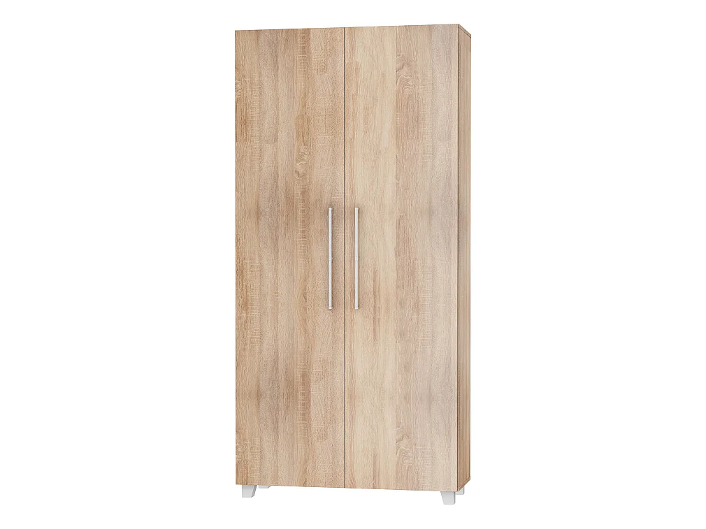 Letto a scomparsa verticale TEDDY 90 x 200 cm rovere sonoma con rete