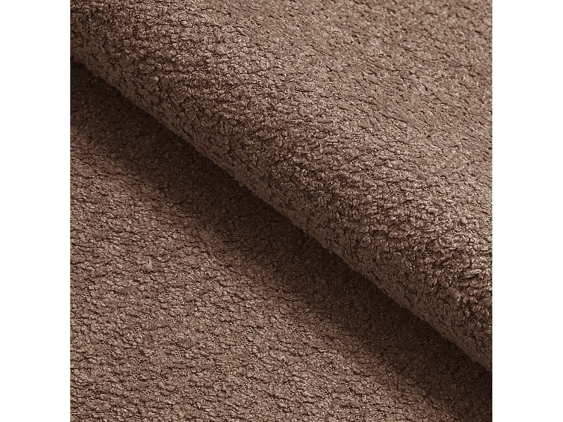 FURNISTAR Gestoffeerd bed MIA met opbergruimte 160x200|Bubble bed|Tweepersoonsbed met opbergruimte|Lattenbodem|Boxspringlook|zonder matras-Bruin