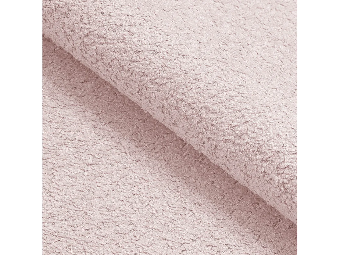 FURNISTAR Gestoffeerd bed MIA met opbergruimte 160x200|Bubble bed|Tweepersoonsbed met opbergruimte|Lattenbodem|Boxspringlook|zonder matras-Poederroze