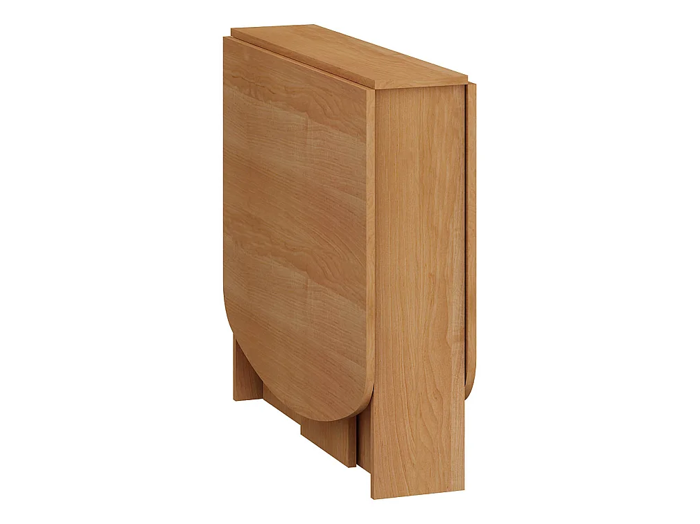 Klapbord HOMI MINI 2 22-150 cm med oval bordplade - el