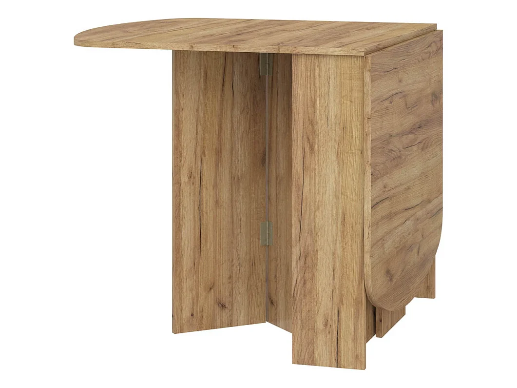 Klapbord HOMI MINI 2 22-150 cm med oval bordplade - Craft gylden eg